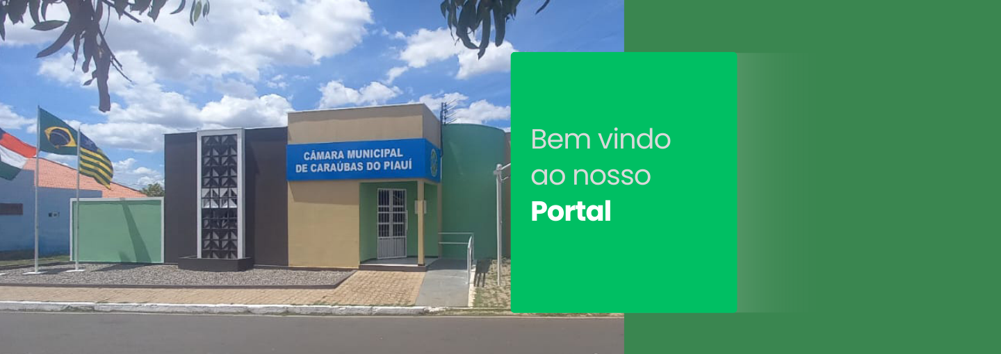 Banner Câmara de Caraúbas do Piauí