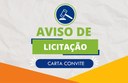 Aviso de licitação - Carta Convite 001/2023